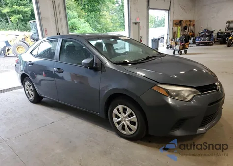 2015 Toyota Corolla L z USA, uszkodzony, nr VIN 2T1BURHE3FC445056
